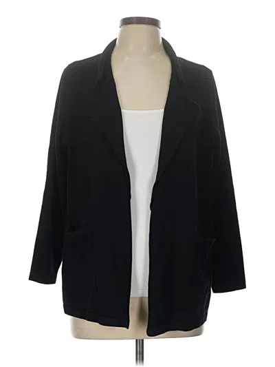 Pre-owned Fortune + Ivy Cardigan Sweater In Black