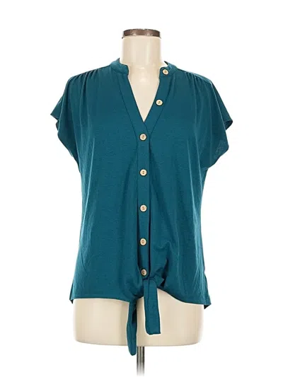 Pre-owned Fortune + Ivy Cardigan Sweater In Blue