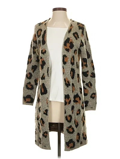 Pre-owned Fortune + Ivy Cardigan Sweater In Brown