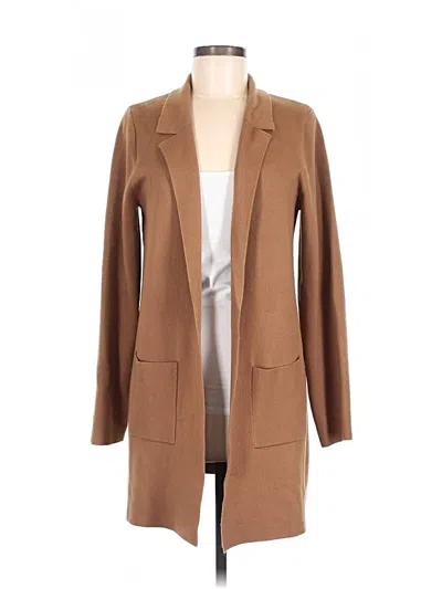 Pre-owned Fortune + Ivy Cardigan Sweater In Brown