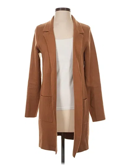 Pre-owned Fortune + Ivy Cardigan Sweater In Brown