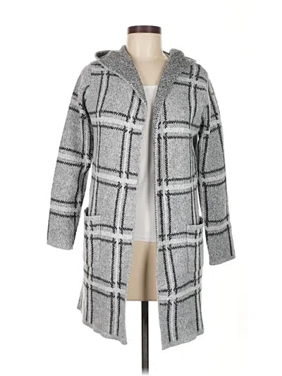 Pre-owned Fortune + Ivy Cardigan Sweater In Gray