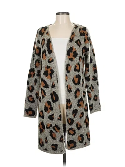 Pre-owned Fortune + Ivy Cardigan Sweater In Gray