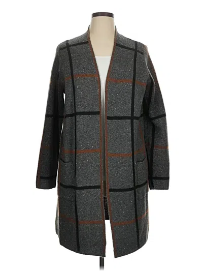 Pre-owned Fortune + Ivy Cardigan Sweater In Gray