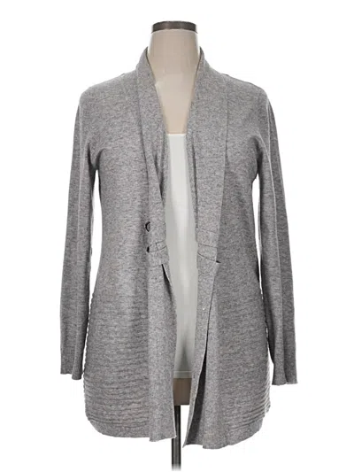 Pre-owned Fortune + Ivy Cardigan Sweater In Gray