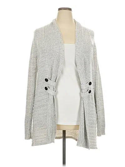 Pre-owned Fortune + Ivy Cardigan Sweater In Gray