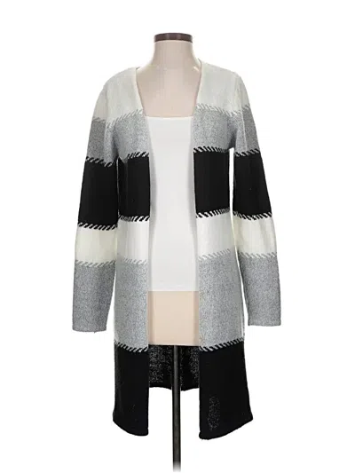 Pre-owned Fortune + Ivy Cardigan Sweater In Gray
