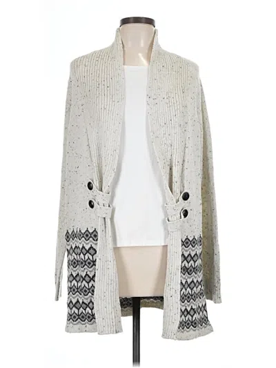 Pre-owned Fortune + Ivy Cardigan Sweater In Gray