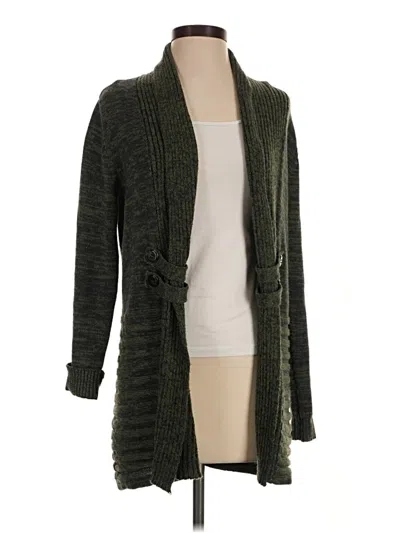 Pre-owned Fortune + Ivy Cardigan Sweater In Green