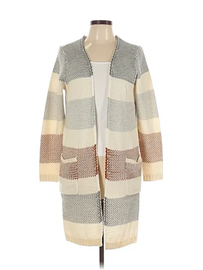 Pre-owned Fortune + Ivy Cardigan Sweater In Ivory