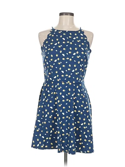 Pre-owned Fortune + Ivy Casual Dress In Blue