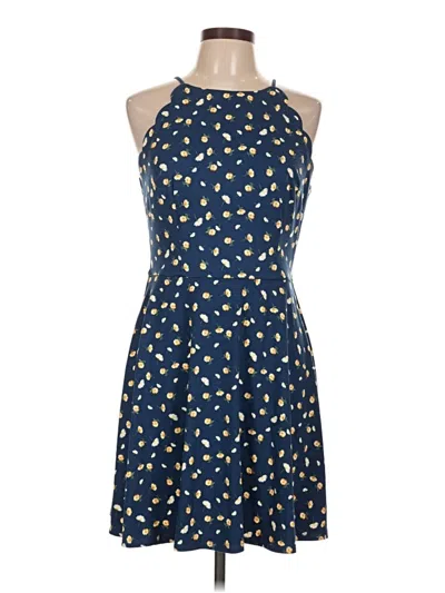 Pre-owned Fortune + Ivy Casual Dress In Blue