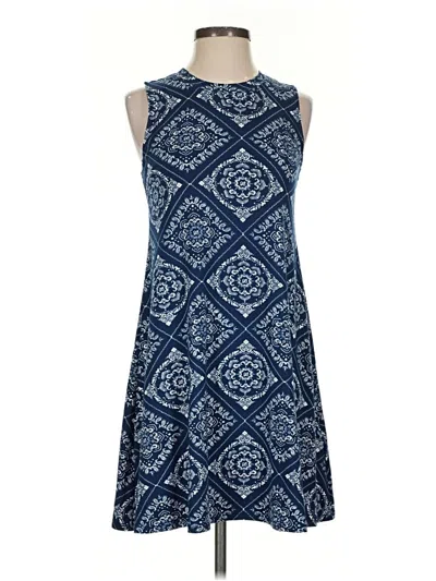 Pre-owned Fortune + Ivy Casual Dress In Blue
