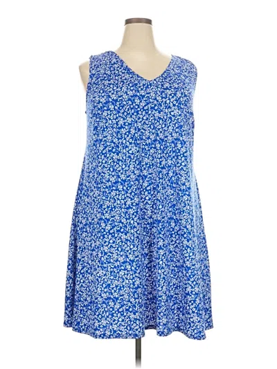 Pre-owned Fortune + Ivy Casual Dress In Blue