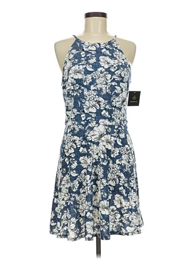 Pre-owned Fortune + Ivy Casual Dress In Blue