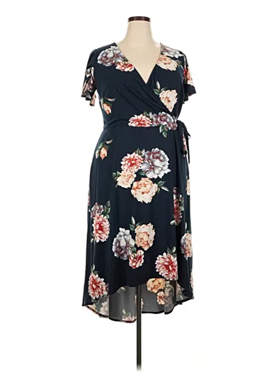 Pre-owned Fortune + Ivy Casual Dress In Blue