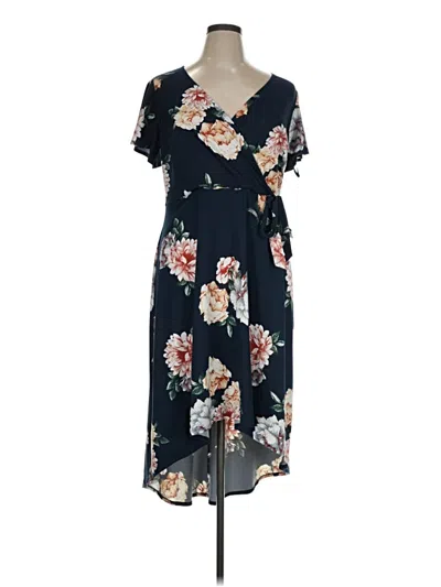 Pre-owned Fortune + Ivy Casual Dress In Blue