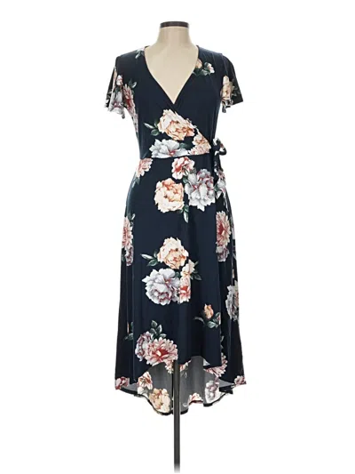 Pre-owned Fortune + Ivy Casual Dress In Blue