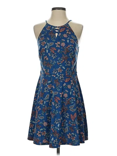 Pre-owned Fortune + Ivy Casual Dress In Blue
