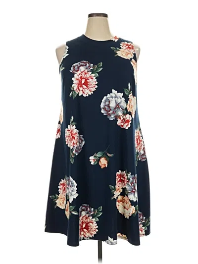 Pre-owned Fortune + Ivy Casual Dress In Blue