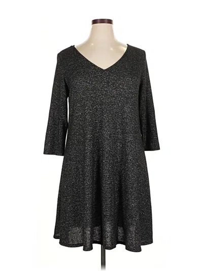 Pre-owned Fortune + Ivy Casual Dress In Gray