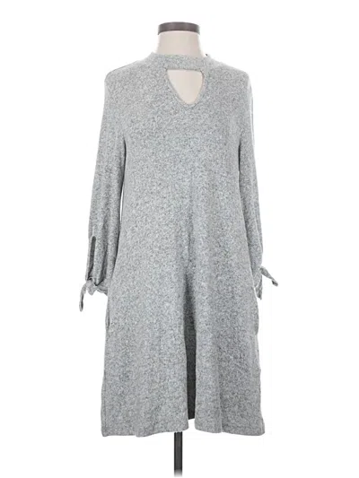 Pre-owned Fortune + Ivy Casual Dress In Gray