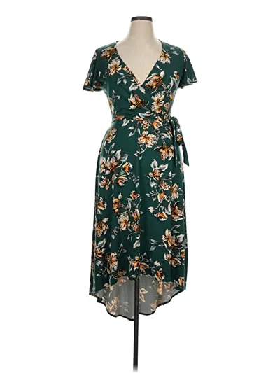 Pre-owned Fortune + Ivy Casual Dress In Green