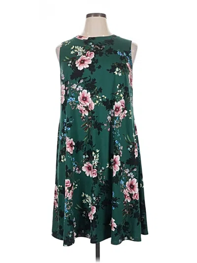 Pre-owned Fortune + Ivy Casual Dress In Green