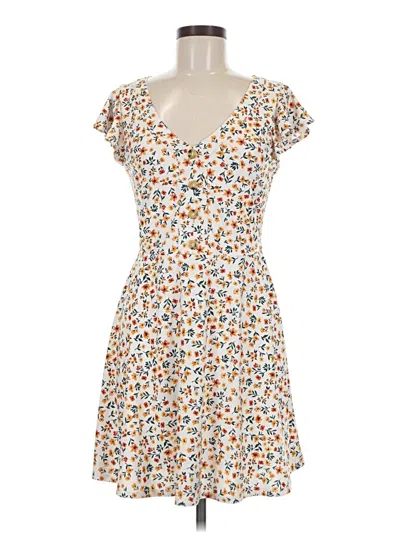 Pre-owned Fortune + Ivy Casual Dress In Ivory