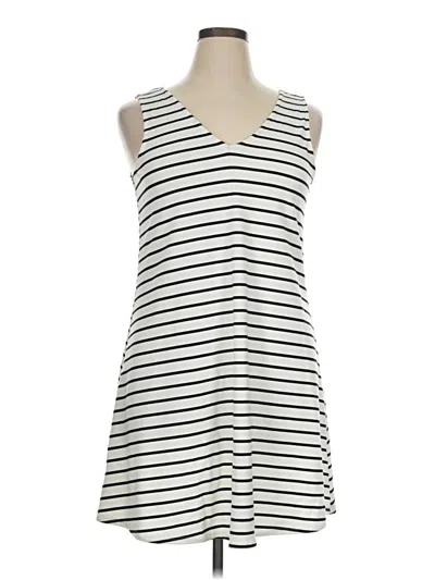 Pre-owned Fortune + Ivy Casual Dress In White
