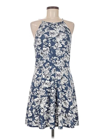 Pre-owned Fortune + Ivy Cocktail Dress In Blue