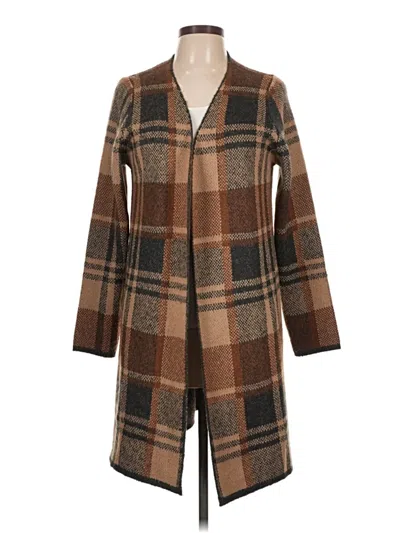 Pre-owned Fortune + Ivy Kimono In Brown