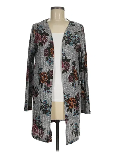 Pre-owned Fortune + Ivy Kimono In Gray