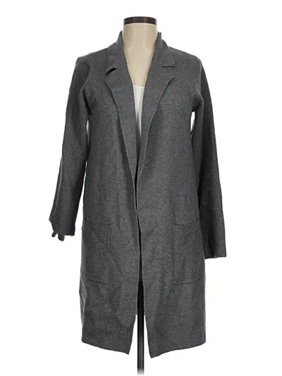 Pre-owned Fortune + Ivy Kimono In Gray