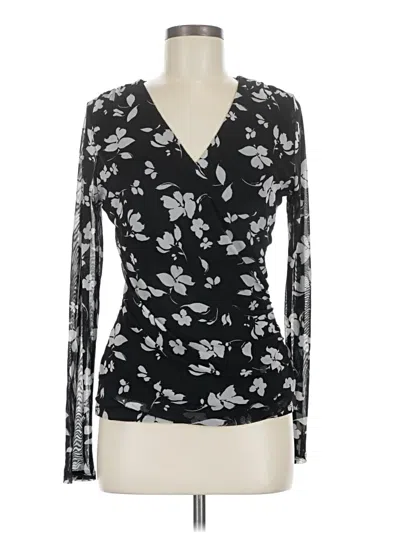 Pre-owned Fortune + Ivy Long Sleeve T-shirt In Black