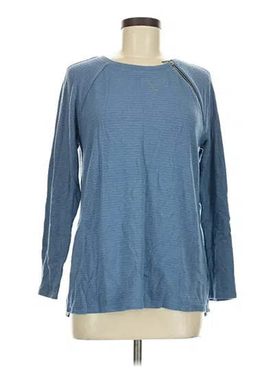 Pre-owned Fortune + Ivy Long Sleeve T-shirt In Blue