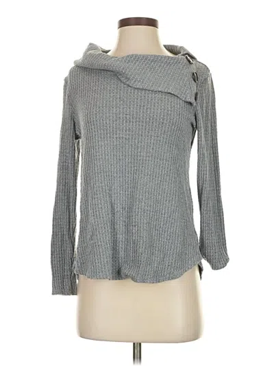 Pre-owned Fortune + Ivy Long Sleeve Turtleneck In Gray