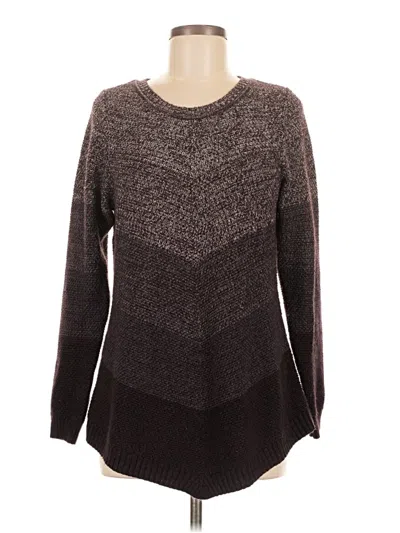 Pre-owned Fortune + Ivy Pullover Sweater In Brown