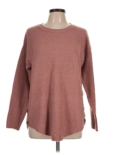 Pre-owned Fortune + Ivy Pullover Sweater In Brown