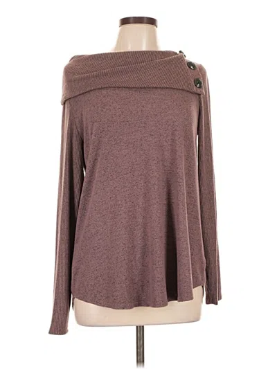 Pre-owned Fortune + Ivy Pullover Sweater In Brown