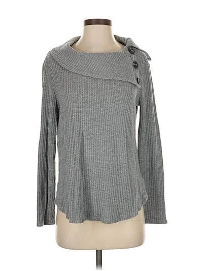 Pre-owned Fortune + Ivy Pullover Sweater In Gray