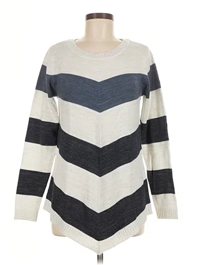 Pre-owned Fortune + Ivy Pullover Sweater In Gray