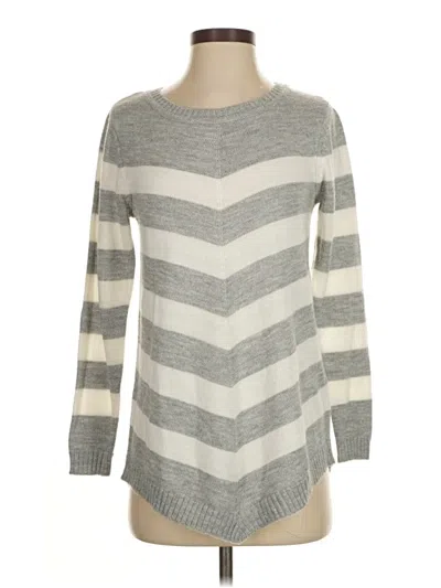 Pre-owned Fortune + Ivy Pullover Sweater In Gray