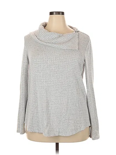 Pre-owned Fortune + Ivy Pullover Sweater In Gray