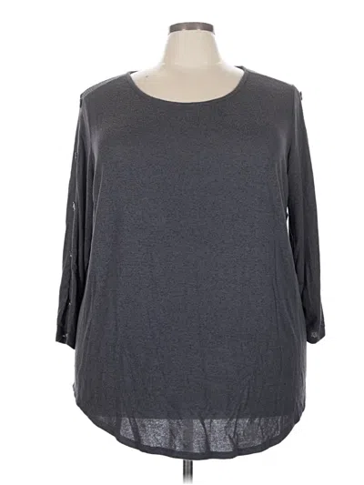 Pre-owned Fortune + Ivy Pullover Sweater In Gray