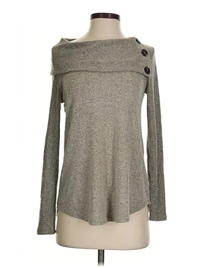 Pre-owned Fortune + Ivy Pullover Sweater In Gray
