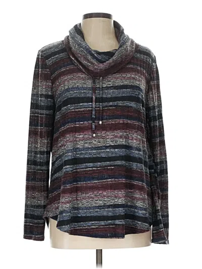 Pre-owned Fortune + Ivy Pullover Sweater In Gray