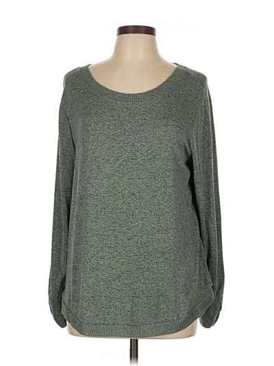 Pre-owned Fortune + Ivy Pullover Sweater In Green