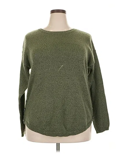 Pre-owned Fortune + Ivy Pullover Sweater In Green