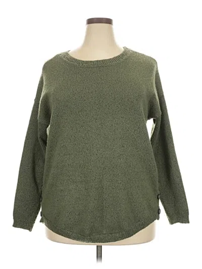 Pre-owned Fortune + Ivy Pullover Sweater In Green